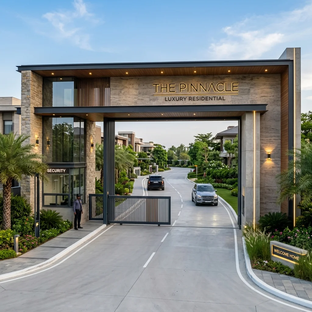 Wide Internal Asphalt Boulevard
