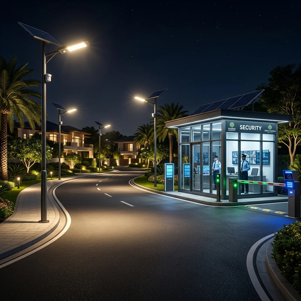 Solar street light