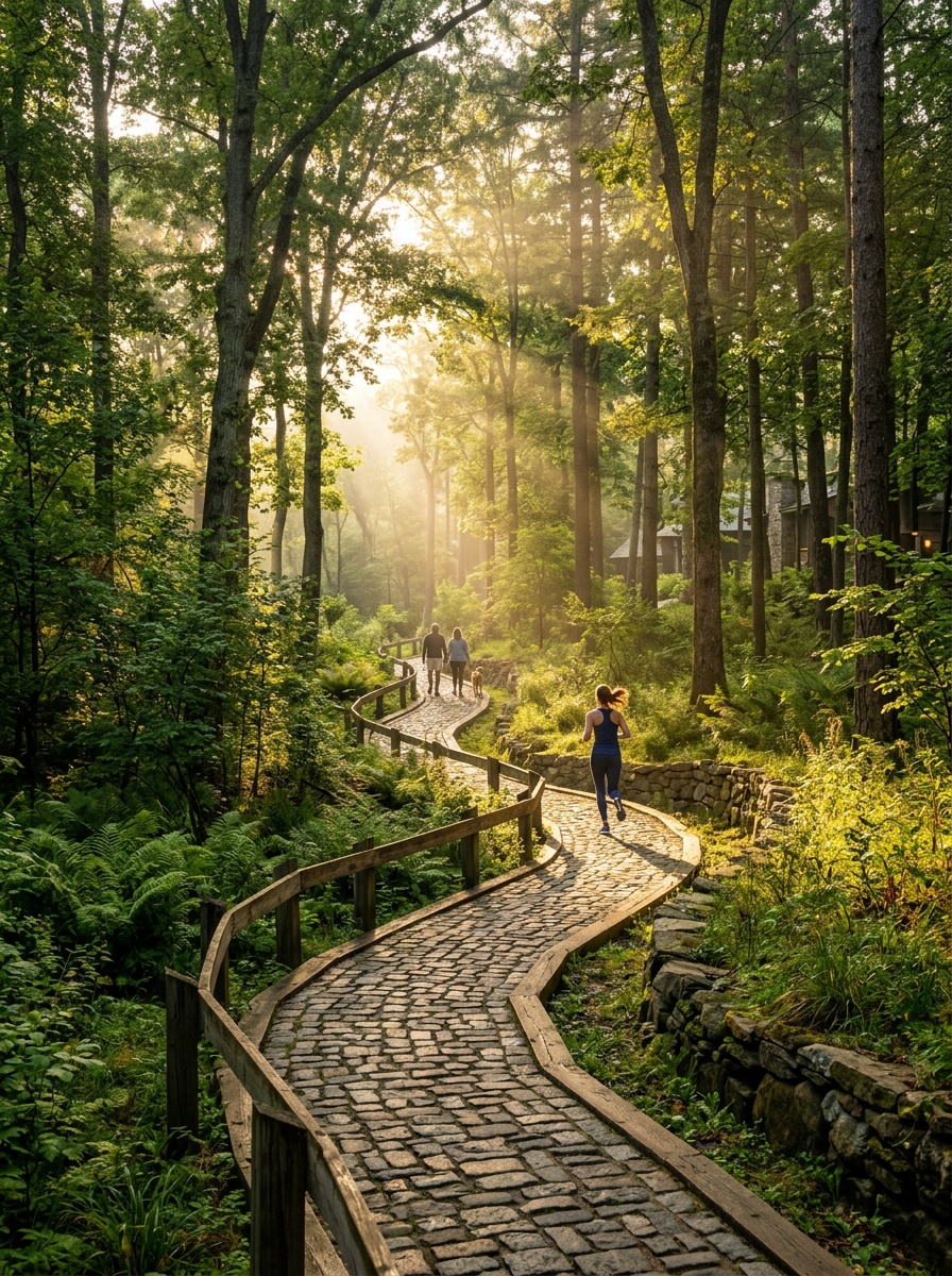 Paved Nature Jogging & Wellness Trail