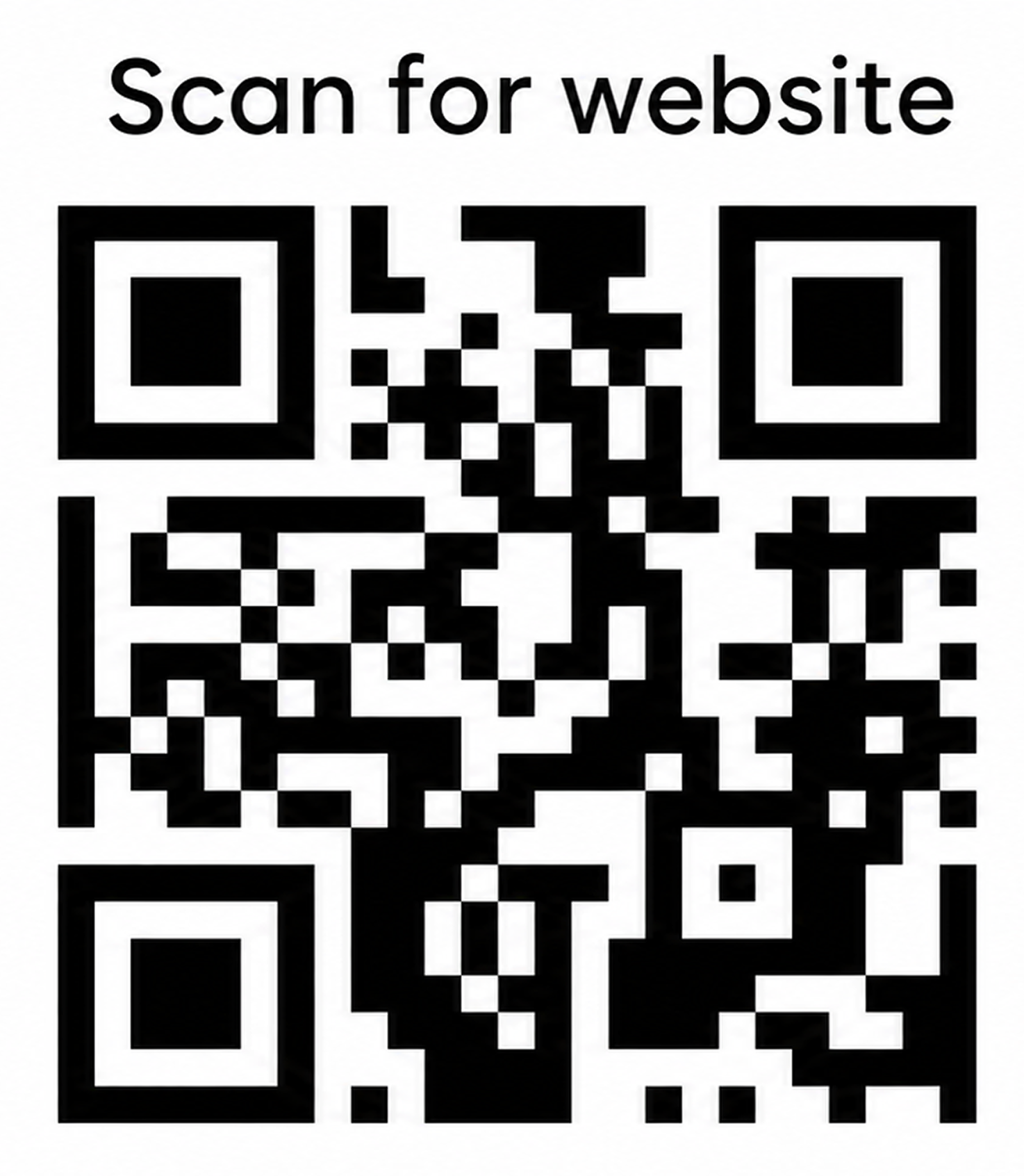 Scan for Website QR